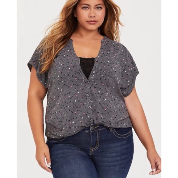 🆕 Black Lace Unlined Bandeau 1X 14 16 NWT Torrid New! - Picture 2 of 7